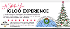 Igloo Experience, $150